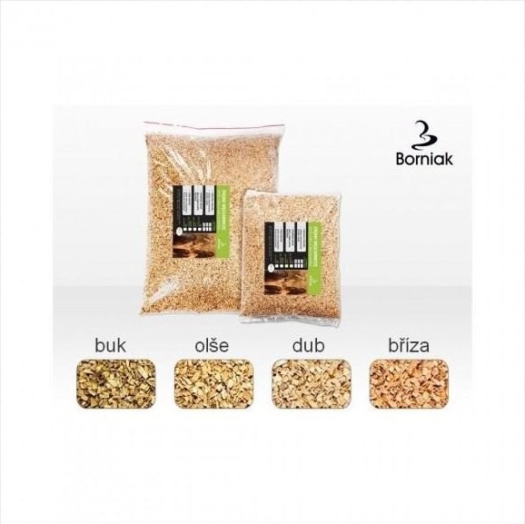 Borniak Drevená štiepka do udiarní 10 l Jelša