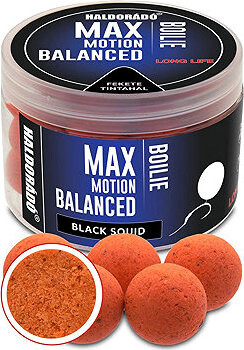Haldorádó Boilies Balanced Max Motion 70 g 20 mm Černý kalamár