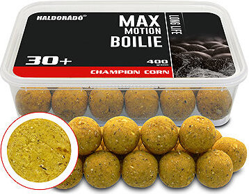 Haldorádó Boilies Max Motion Long Life 400 g 30 mm Champion Corn