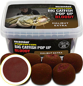Haldorádó Pop-Up Catfish Bloody 200 g 28 mm Halibut Extra