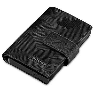 Police PELGD2206911 pánská veganská kůže, černá se vzorem