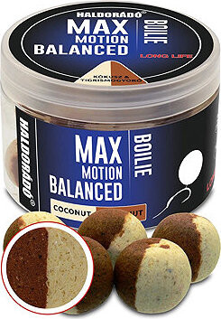 Haldorádó Boilies Balanced Max Motion 70 g 20 mm Kokos-Tygří ořech