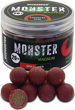 Haldorádó Pop-Up Boilies Monster Magnum 80 g 20 mm Pikantní játra