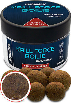 Haldorádó Wafters Krill Force Hard Hook Boilies 24/30 mm Krill Hot Spicy