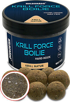Haldorádó Wafters Krill Force Hard Hook Boilies 16/20 mm Krill Natur