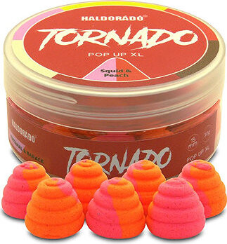 Haldorádó Pop-Up Tornado XL 30 g 15 mm Kalamáry-Broskev