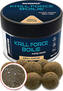 Haldorádó Wafters Krill Force Hard Hook Boilies 24/30 mm Krill Natur