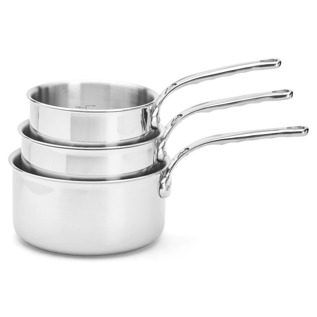 Rajnica AFFINITY, sada 3 ks, strieborná, nerezová oceľ, de Buyer