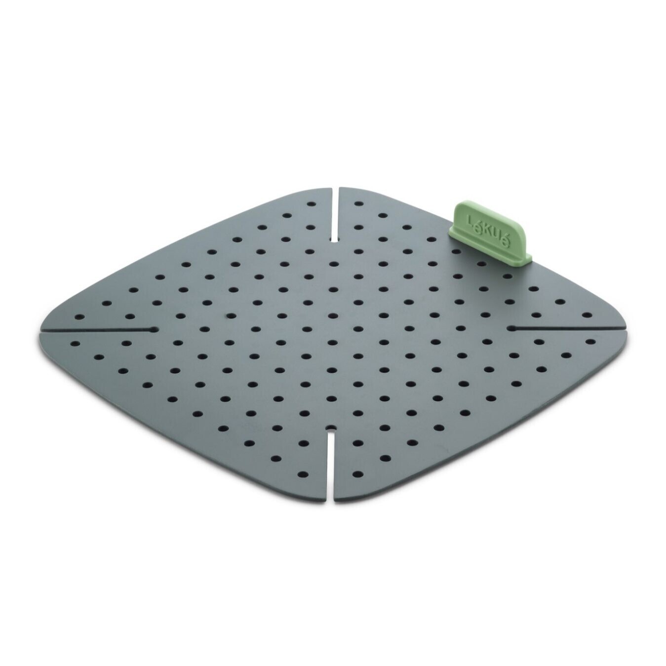 Podložka do teplovzdušnej fritézy 22 x 22 cm, šedá, silikón, Lékué