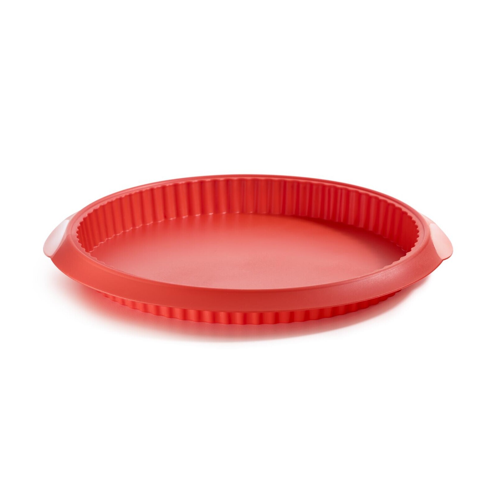 Forma na quiche 28 cm, červená, silikón, Lékué