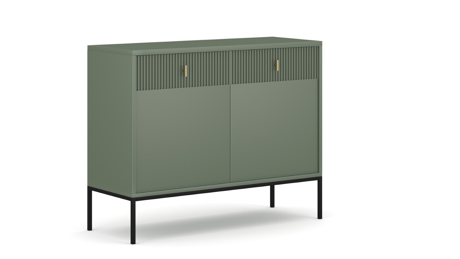 Komoda Maggiore 104,2 cm zelená/černá