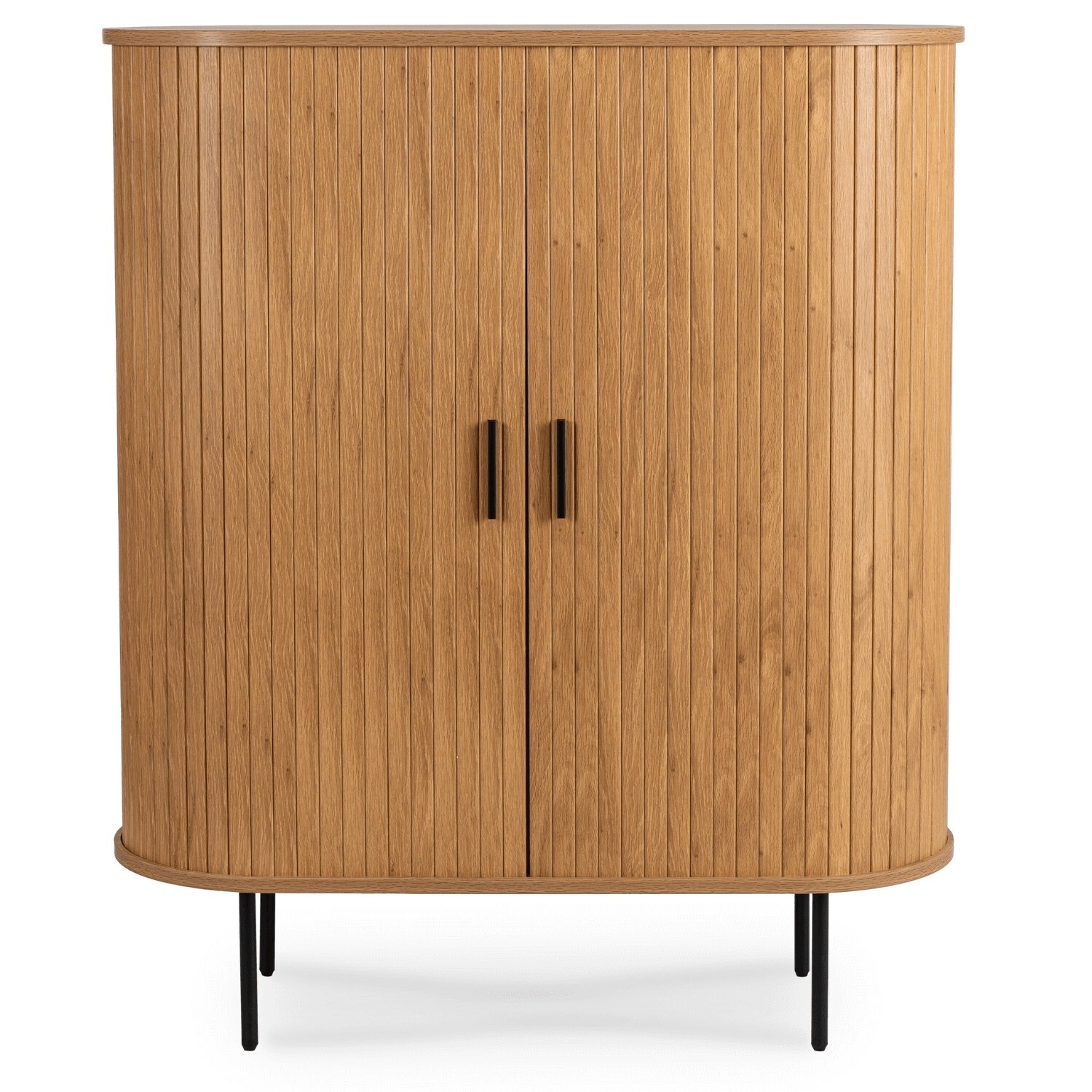 Komoda Trish 100 cm dub přírodní/černá