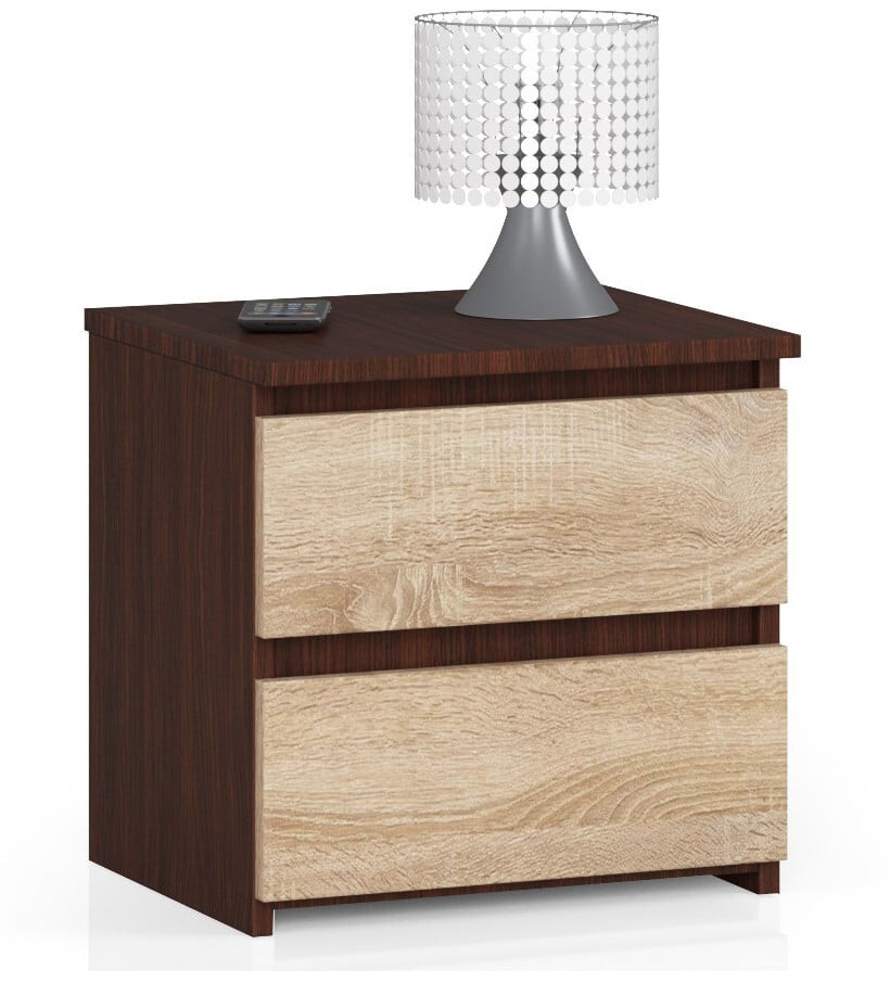 Nočný stolík CL2 40 cm wenge/sonoma