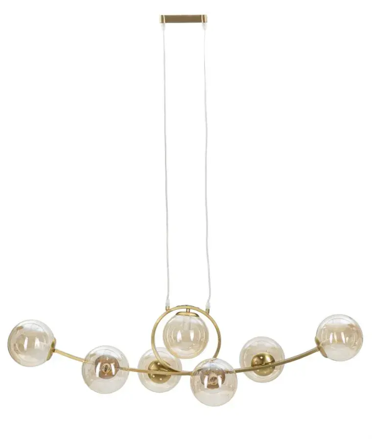 Závěsný lustr Japan 115 cm zlatý