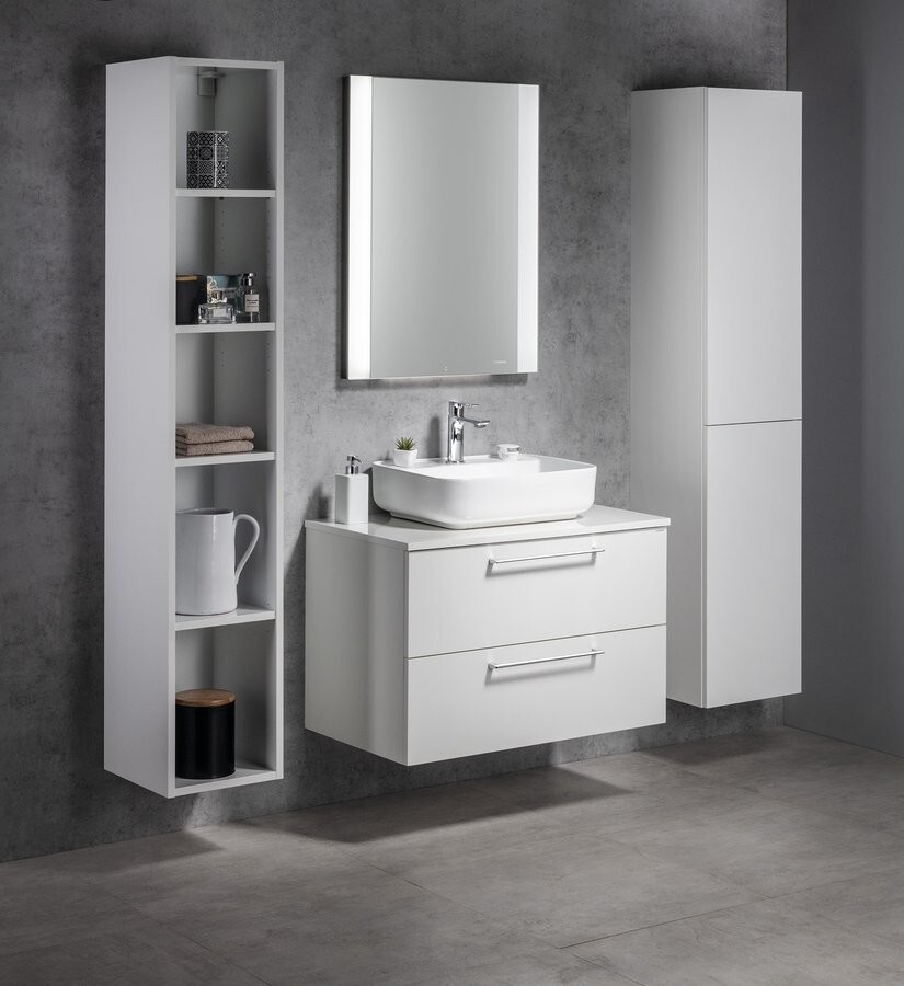 SAPHO - Kúpeľňový set CIRASA 81, biely lesk KSET-030