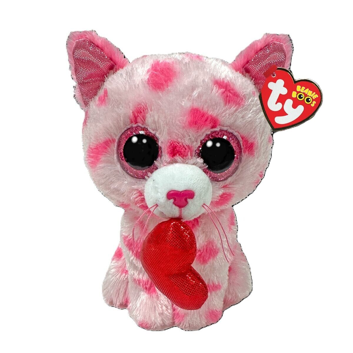 TY Beanie Boos SWEET 15 cm - mačka so srdiečkom