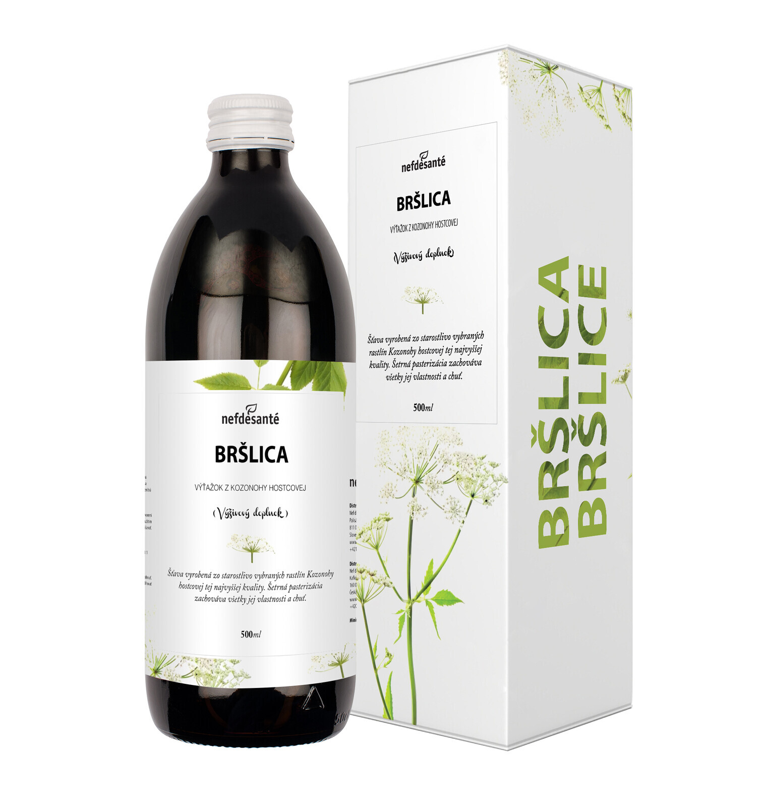 Nefdesante Bršlica, výťažok z kozonohy hostcovej 500 ml 500 ml