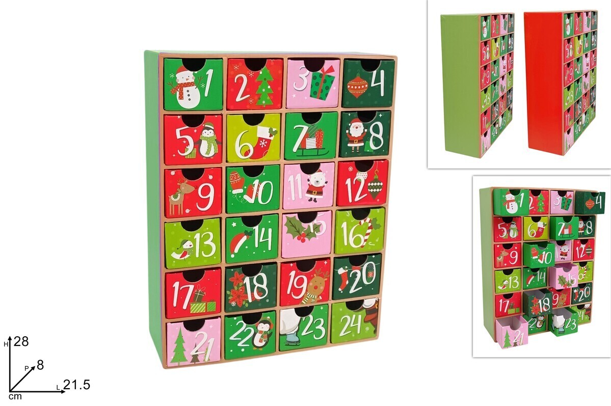 MAKRO - Kalendár vianočný rôzne farby
