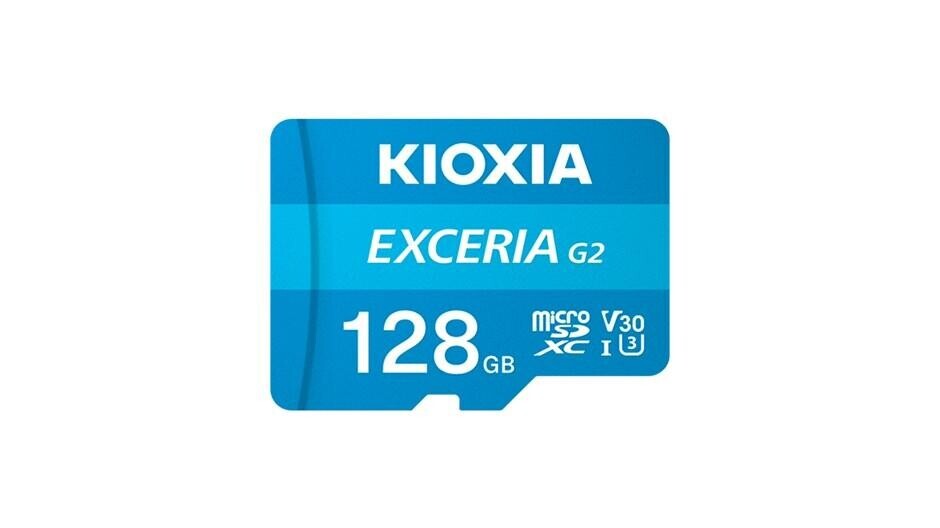 KIOXIA microSDXC Karta EXCERIA G2 128 GB, UHS-I U3 V30, s Adaptérom