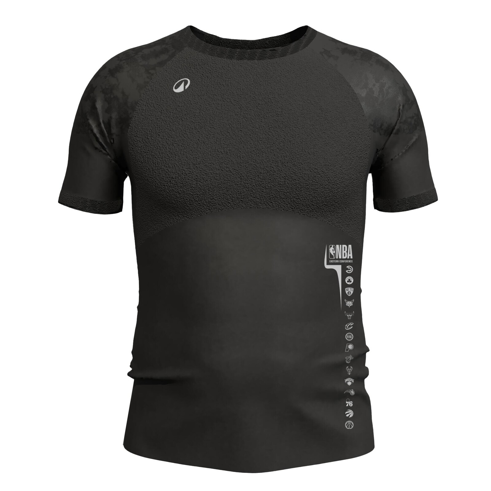 Unisex spodné basketbalové tričko NBA s krátkym rukávom 900 čierne