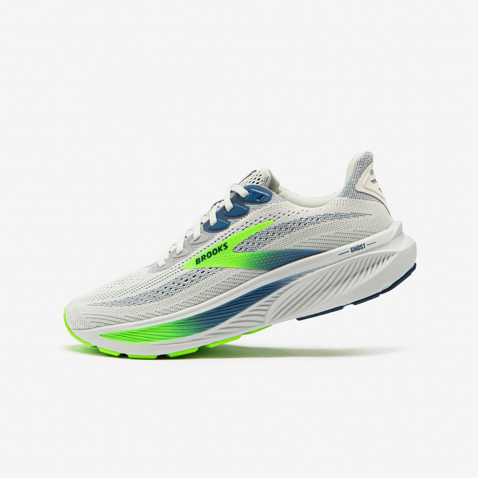 BROOKS Ghost 17 pánska bežecká obuv sivo-zelená