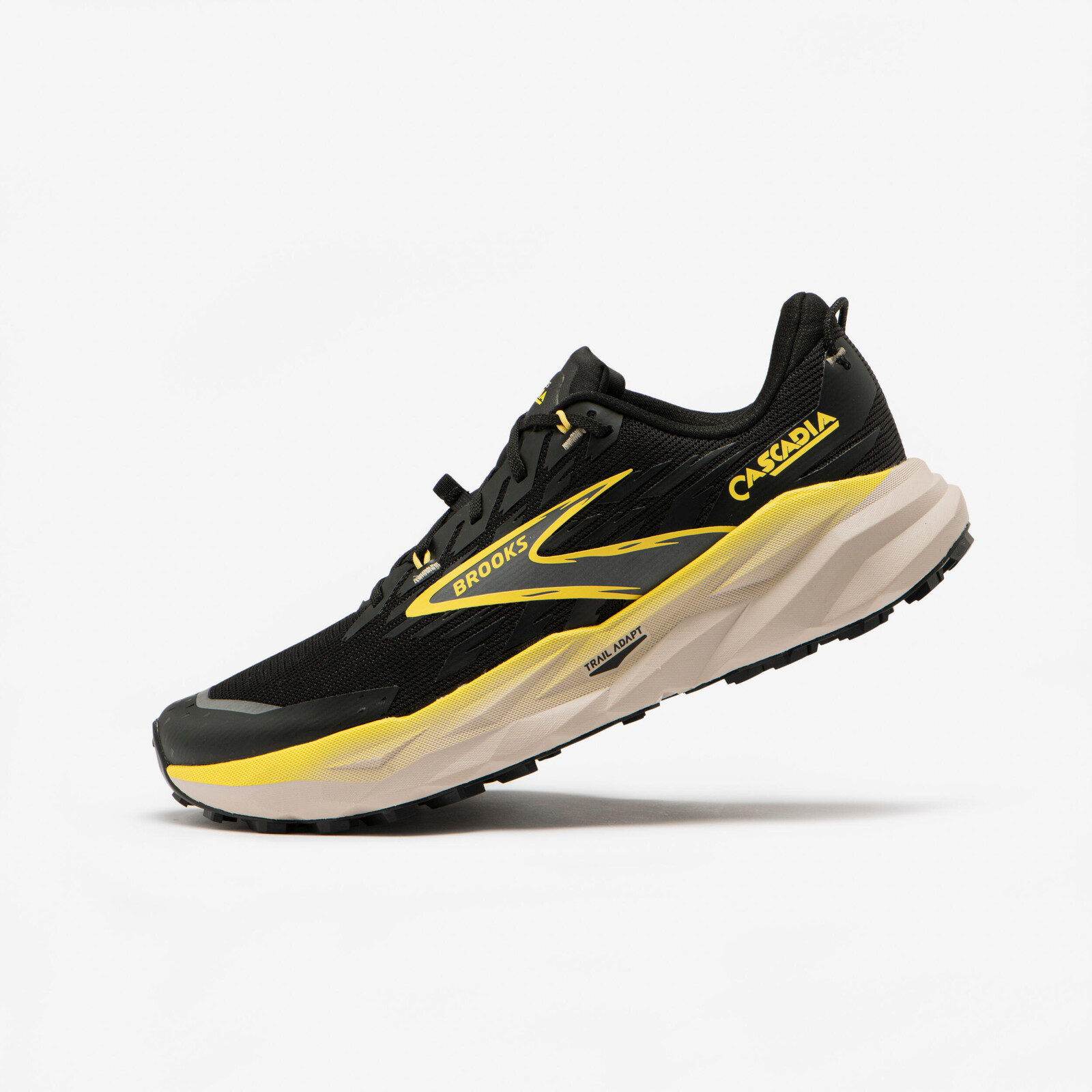BROOKS Cascadia 19 pánska trailová obuv čierno-žltá