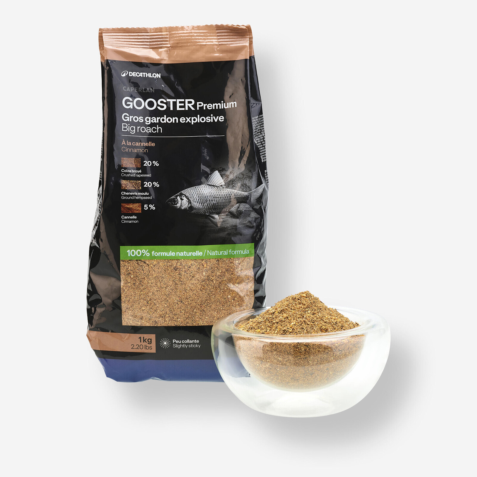 Rybárska návnada Gooster premium gros gardon explosive 1 kg na veľké plotice