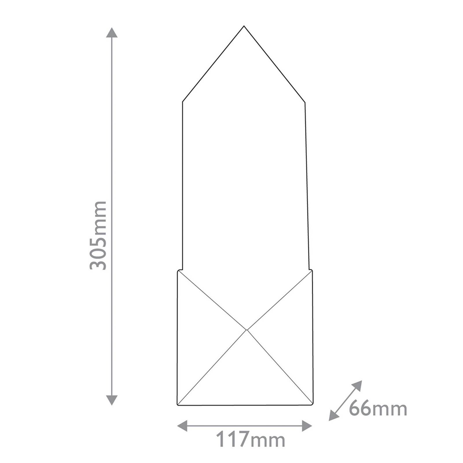 LED nástenné svetlo CAESAR, starý mosadz, výška 31 cm kov/alabaster