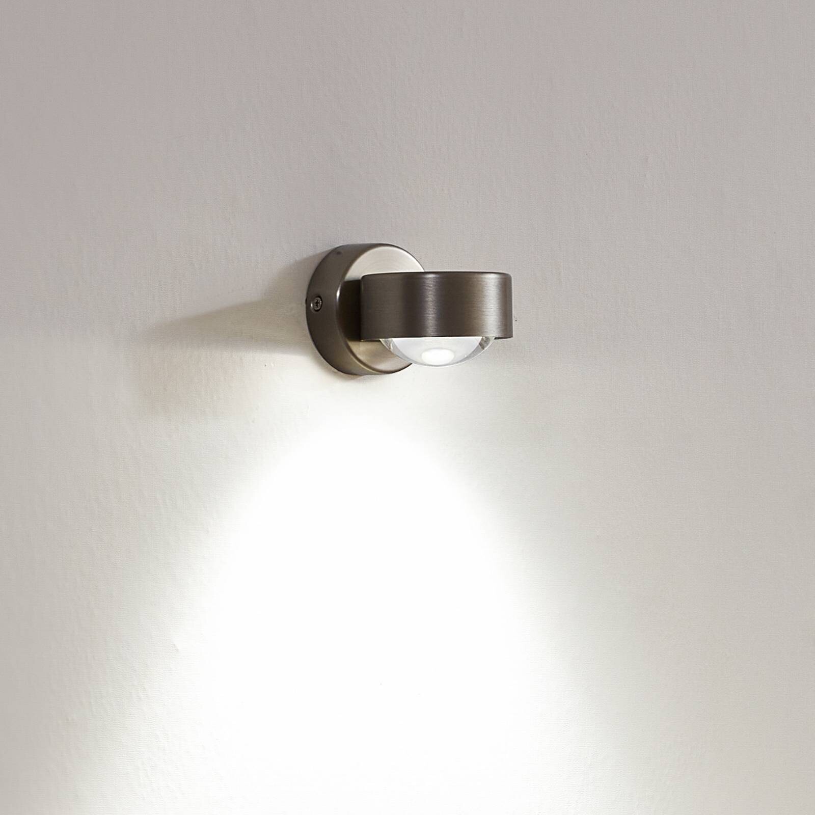 Lindby Nástenné svetlo Jyla, nikl, pätica dole