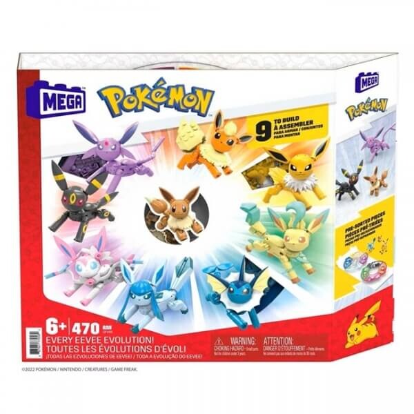 Mattel Pokémon stavebnice MEGA - figúrky Eevee Evolution
