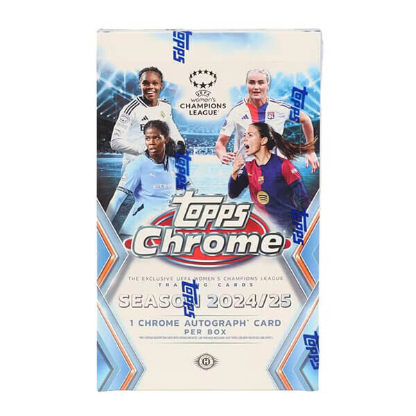 Topps 2024-2025 Topps Chrome Soccer UEFA Women's Champions League - Hobby Box