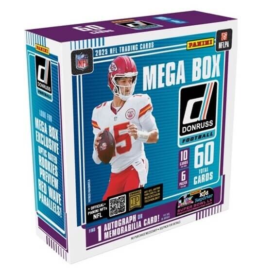 Panini 2025 Panini Donruss NFL Football Mega Box