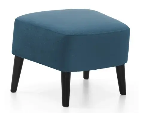 Taburet Next, modrá látka%