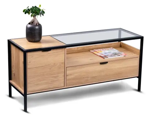 TV skrinka Mandurah, kov/dub%