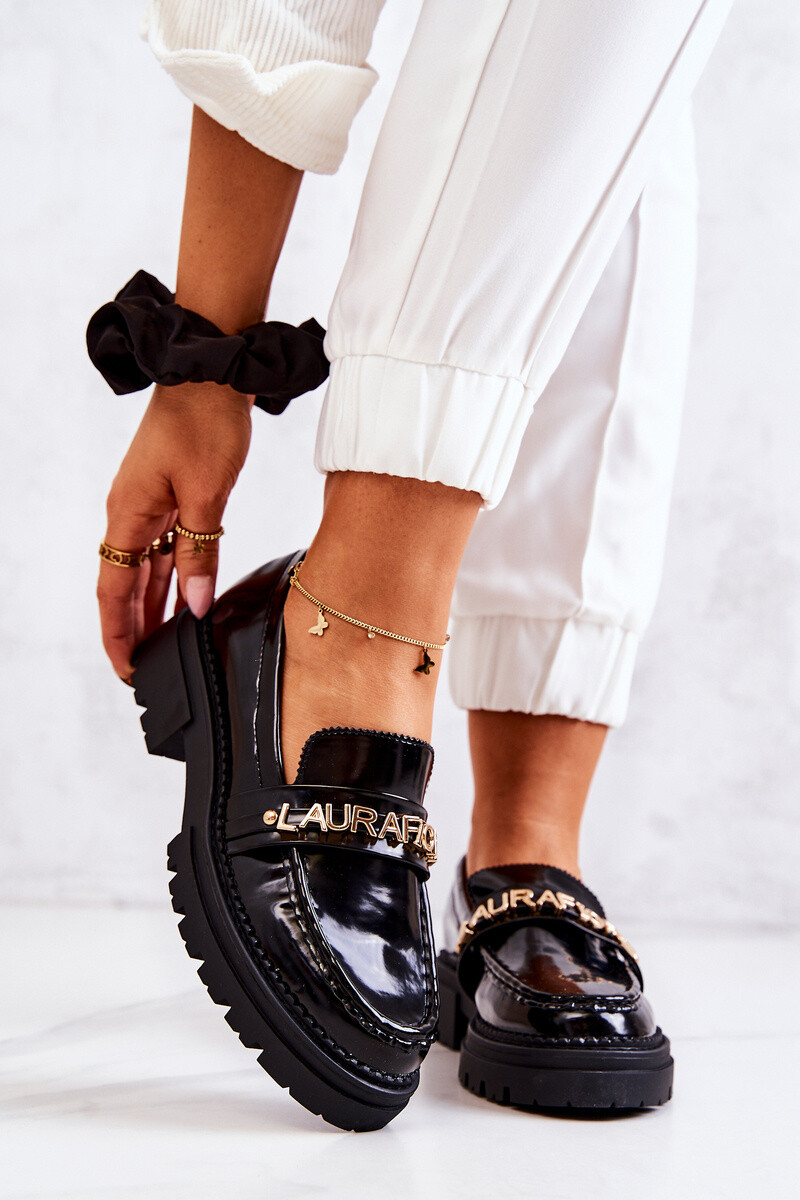 Lakované mokasíny Laura Fiore