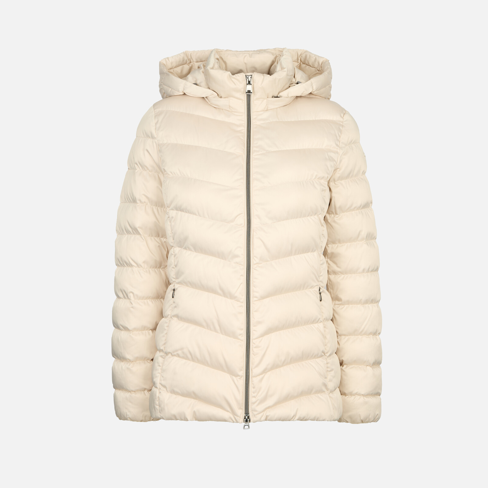 Cream Women's Down Jacket Geox Zosma - Women's