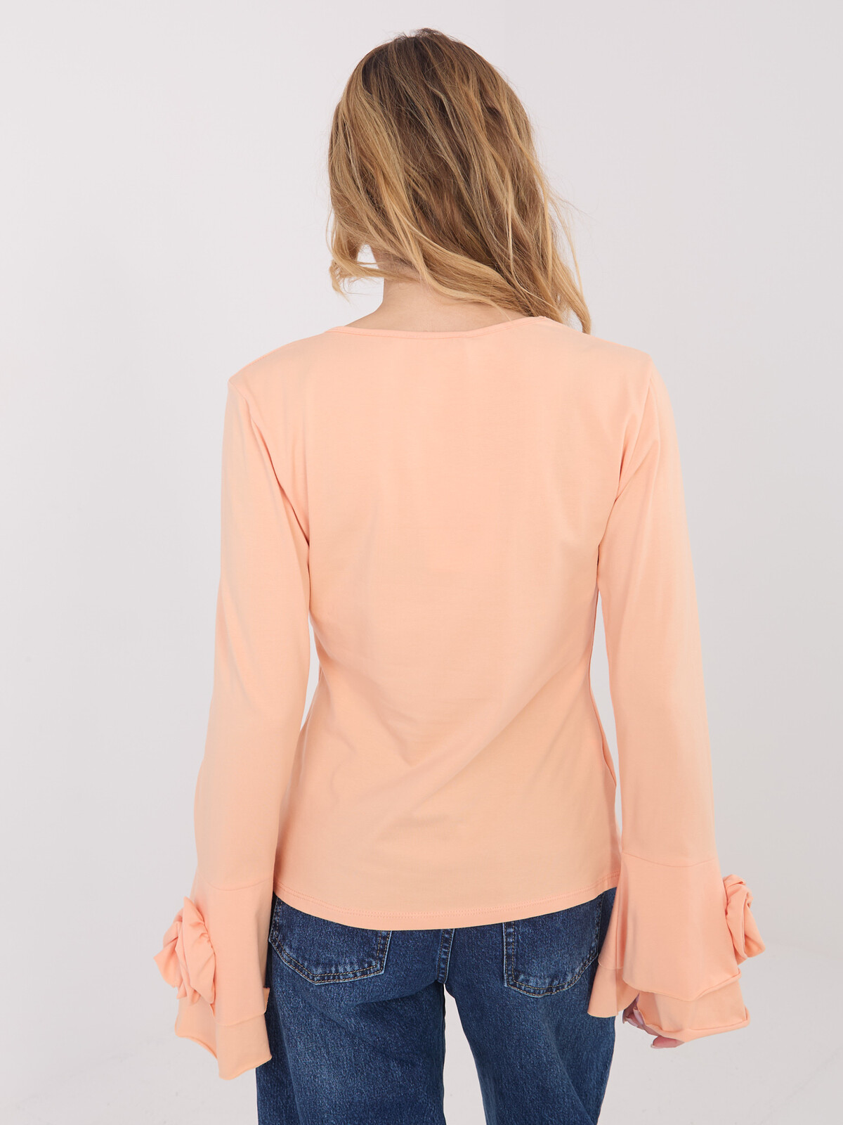 Blúzka s kvetinovými detailmi