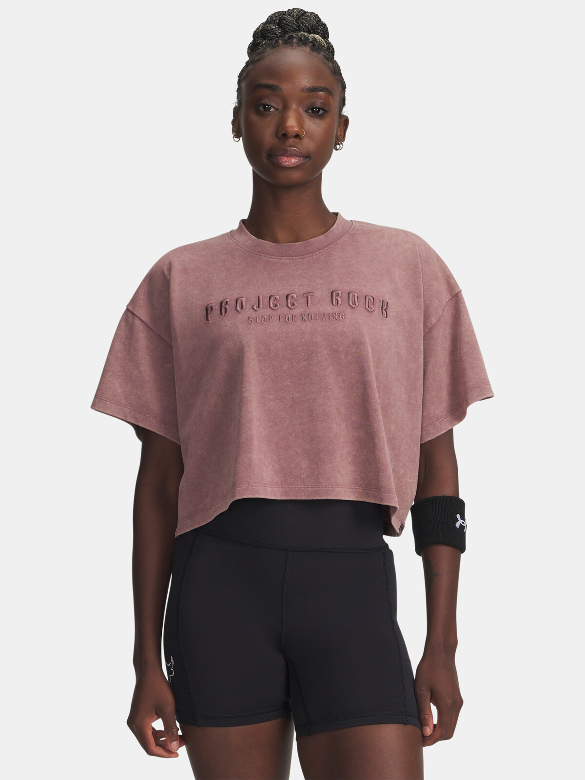 Under Armour Pjt Rck Statement Graphic SS-MRN tričko