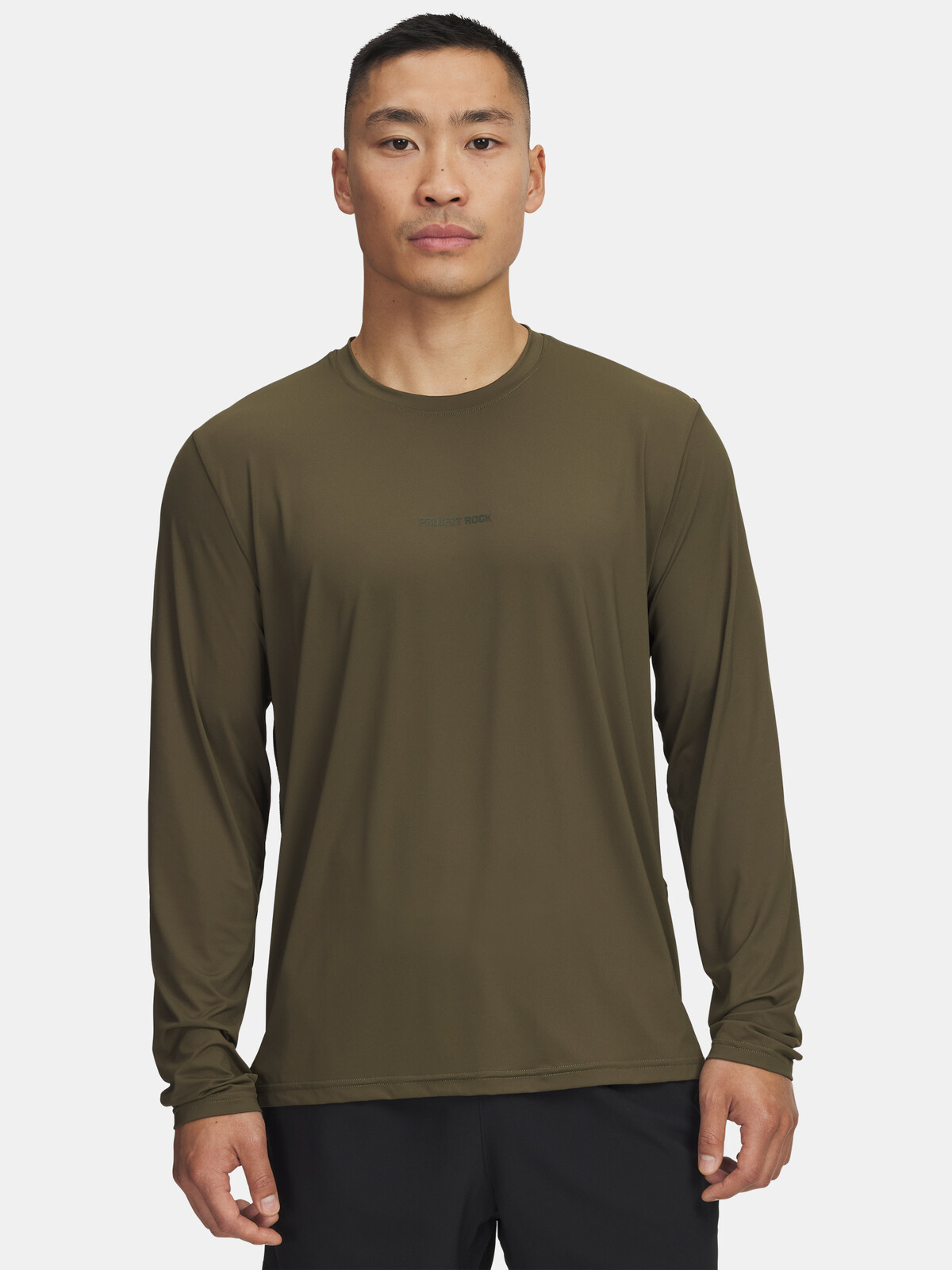 Pánske tričko Under Armour Iso Chill LS-GRN