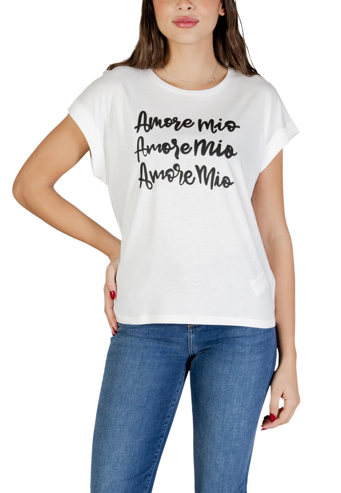 Biele tričko Morgan De Toi s potlačou