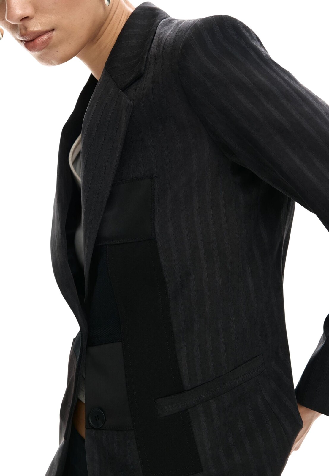 Dámske sako Desigual s prúžkami