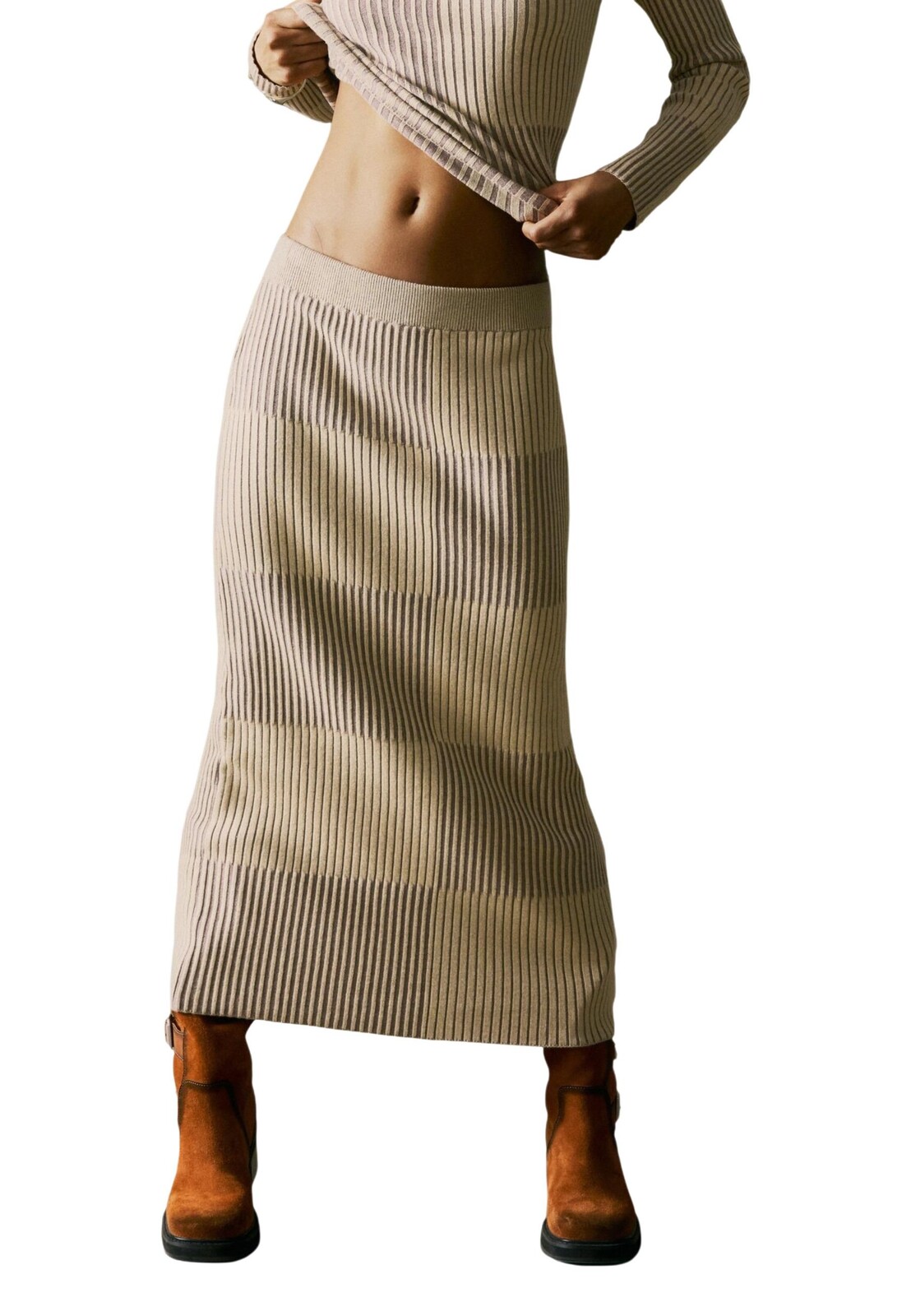 Desigual dámska sukňa s károvaným vzorom