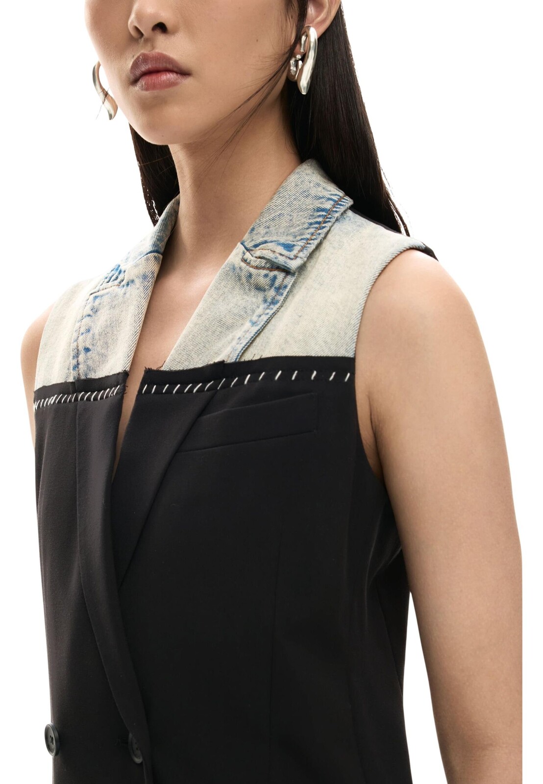 Desigual dámsky overal bez rukávov