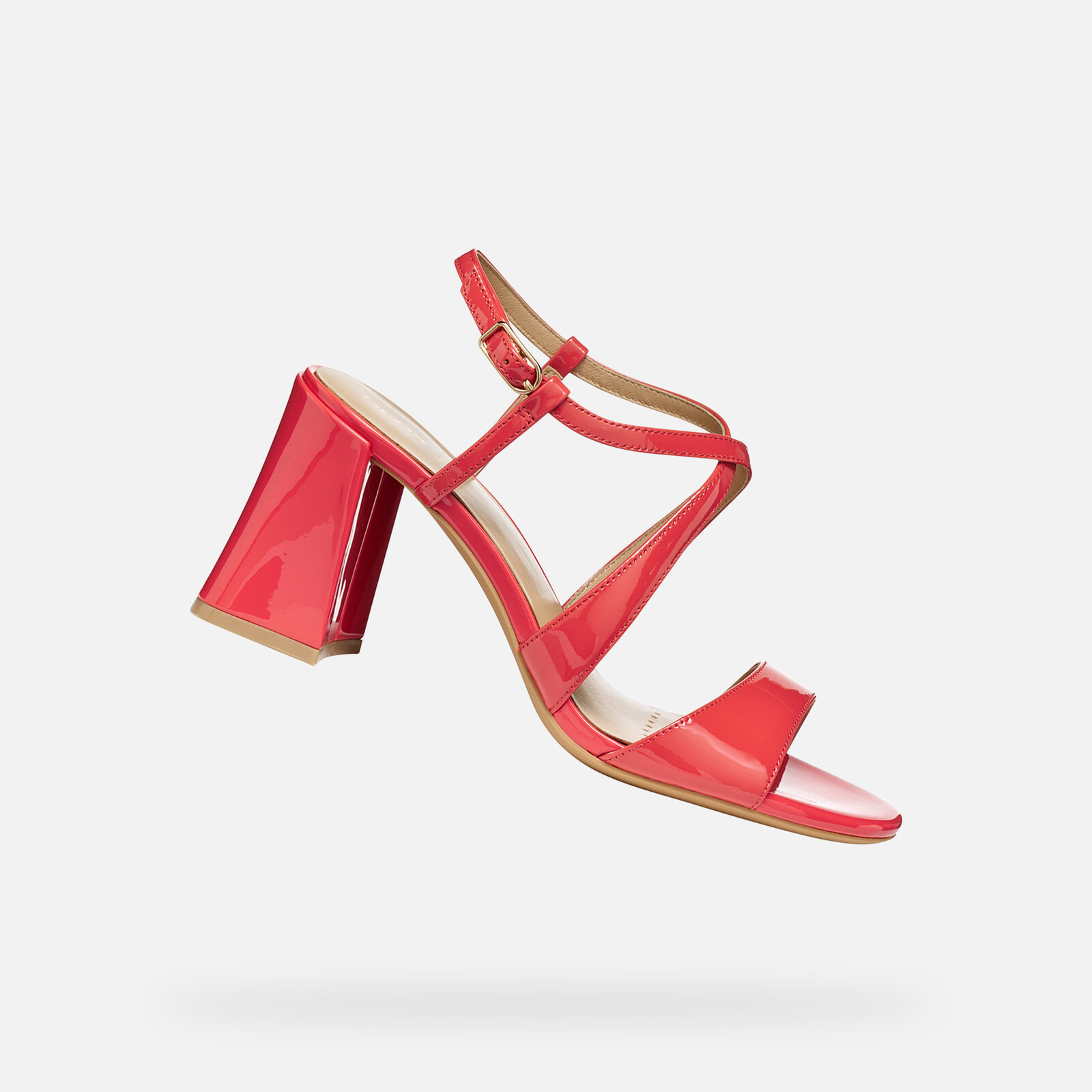 Red Women's Sandals Geox New Eraklia 80 T01 - Women's