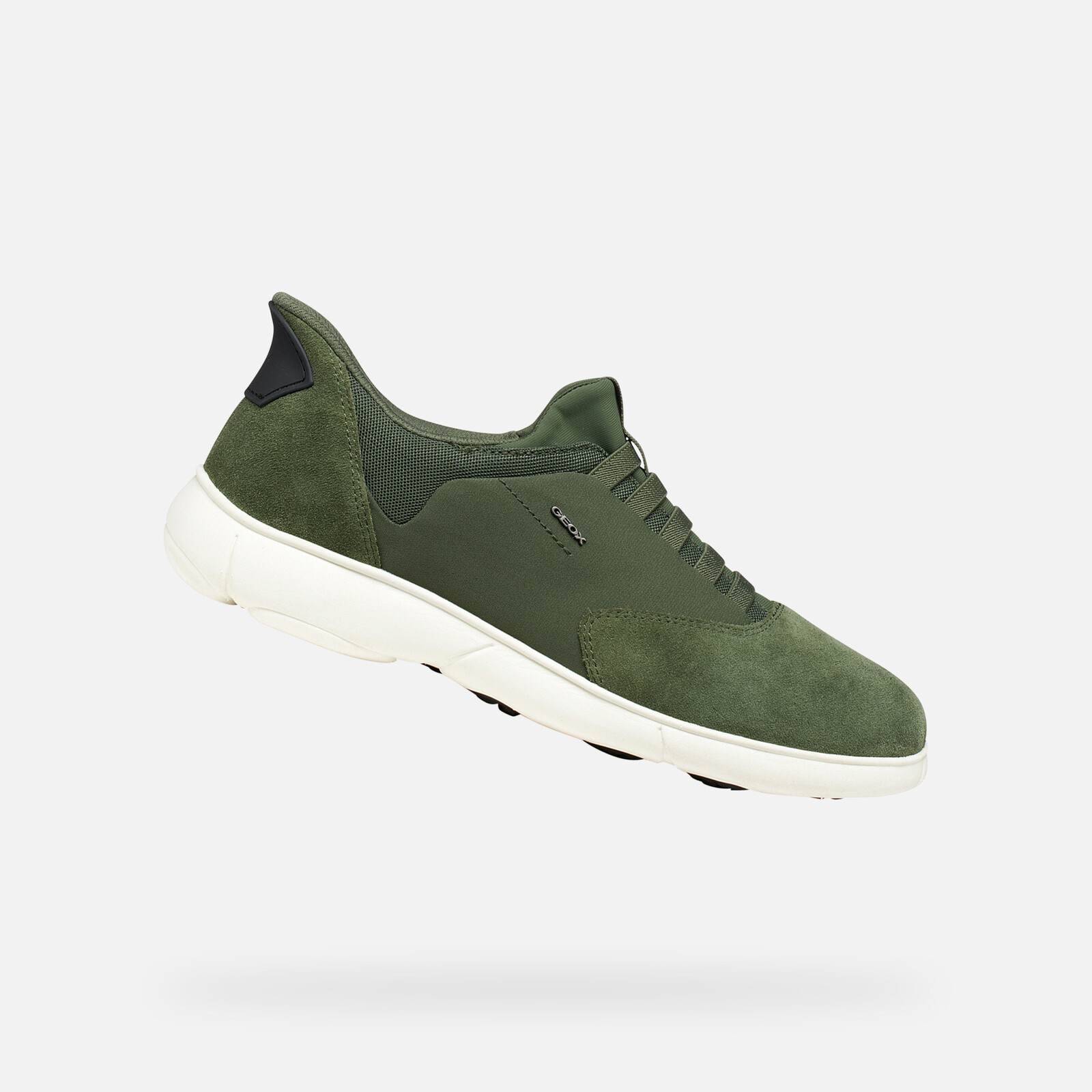 Dark Green Men's Sneakers Geox Nebula 2.0 Plus Fast in - Mens