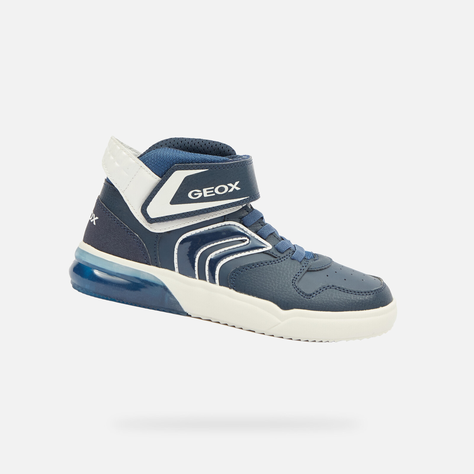 Blue Boys' Geox Grayjay Sneakers - Boys