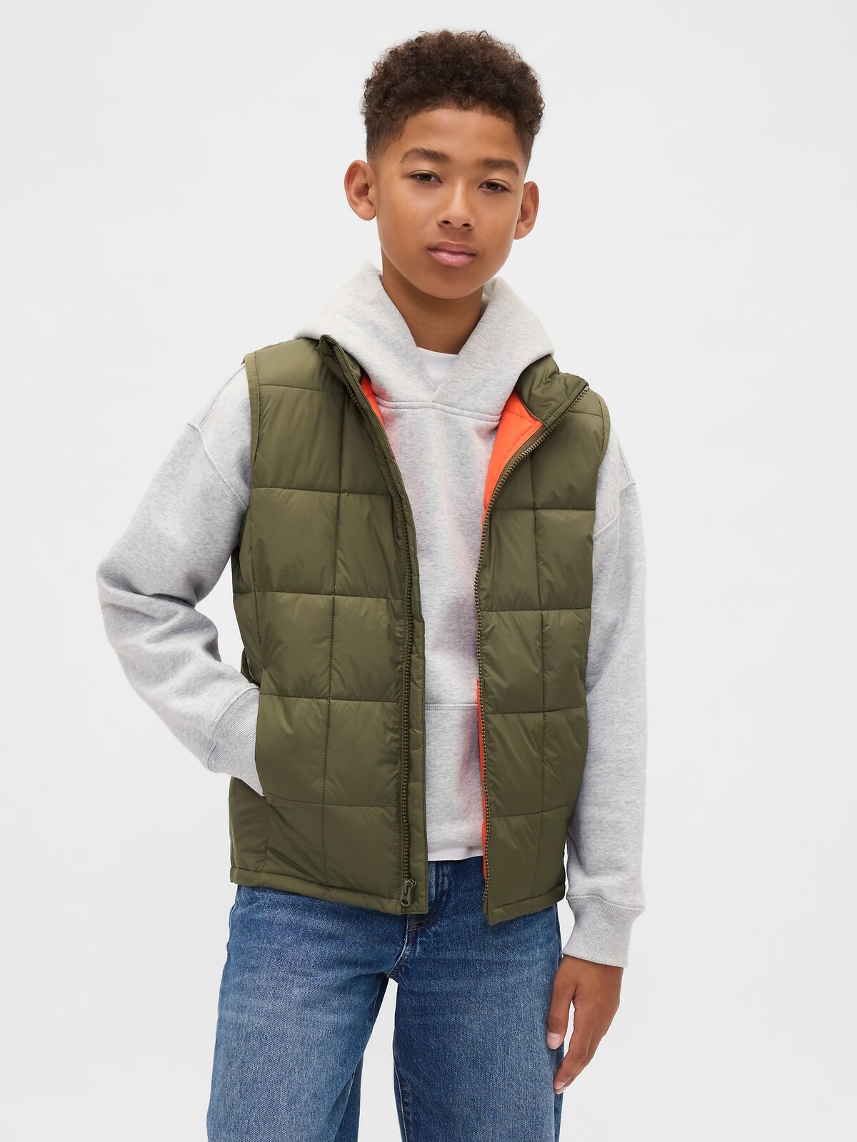 GAP Children's Quilted Vest Lightweight - Boys