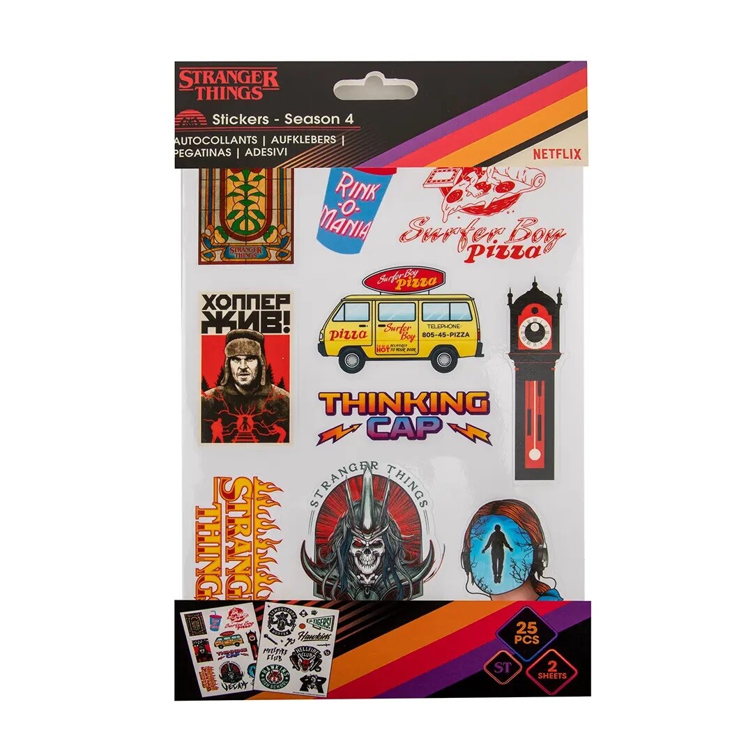 Cinereplicas Nálepky Stranger Things - 4. séria