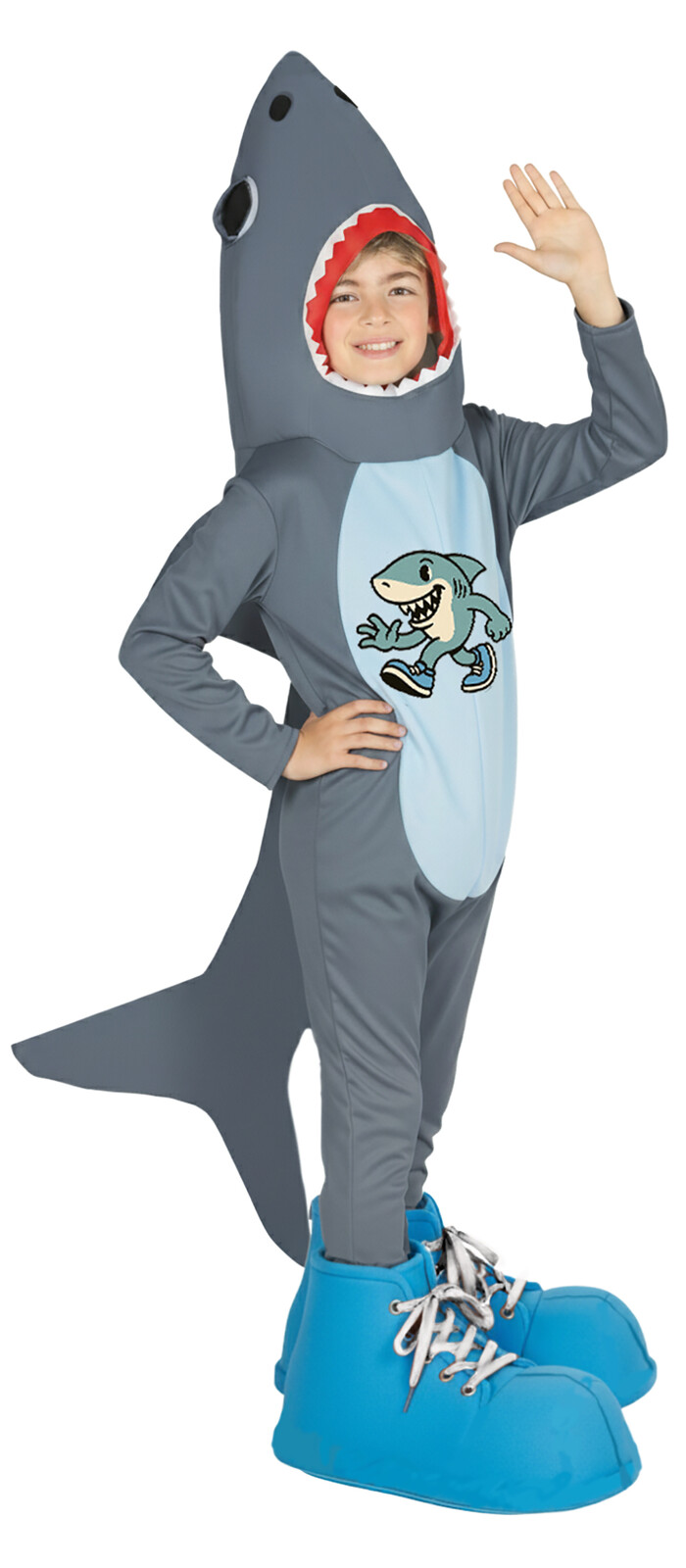 Guirca Detský kostým Brainrot - Tralalero Tralala Veľkosť - deti: L: 129-137 cm