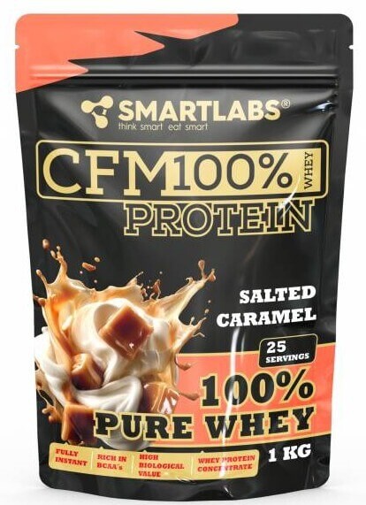 Smartlabs cfm 100% whey protein 1000 g - slaný karamel
